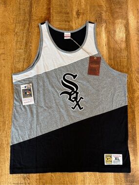 Mitchell & Ness Cooperstown Collection Chicago White Sox Colorblock Tank XL New